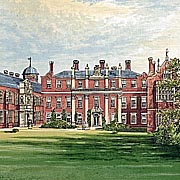 Antique Print of Cobham Hall (Kent)