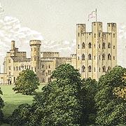 Antique Print of Penrhyn Castle (Carnarvonshire)