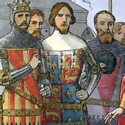 Coloured Engraving of John of Gaunt, Duke of Lancaster - � Nash Ford Publishing